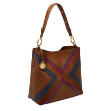 Load image into Gallery viewer, Jessie Patchwork Bucket Shoulder Bag
