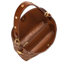 Load image into Gallery viewer, Jessie Leather Bucket Shoulder Bag
