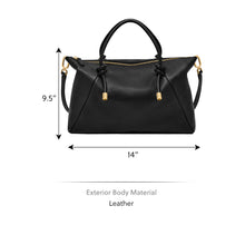 Load image into Gallery viewer, Fossil Willa Black Satchel ZB11228001
