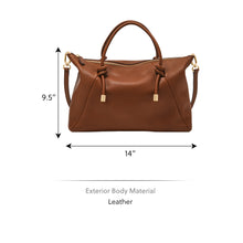 Load image into Gallery viewer, Fossil Willa Brown Satchel ZB11228200
