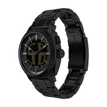 Load image into Gallery viewer, Machine Big Tic Black Stainless Steel Watch - Fossil Malaysia
