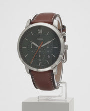 Load and play video in Gallery viewer, Neutra Chronograph Brown Leather Watch

