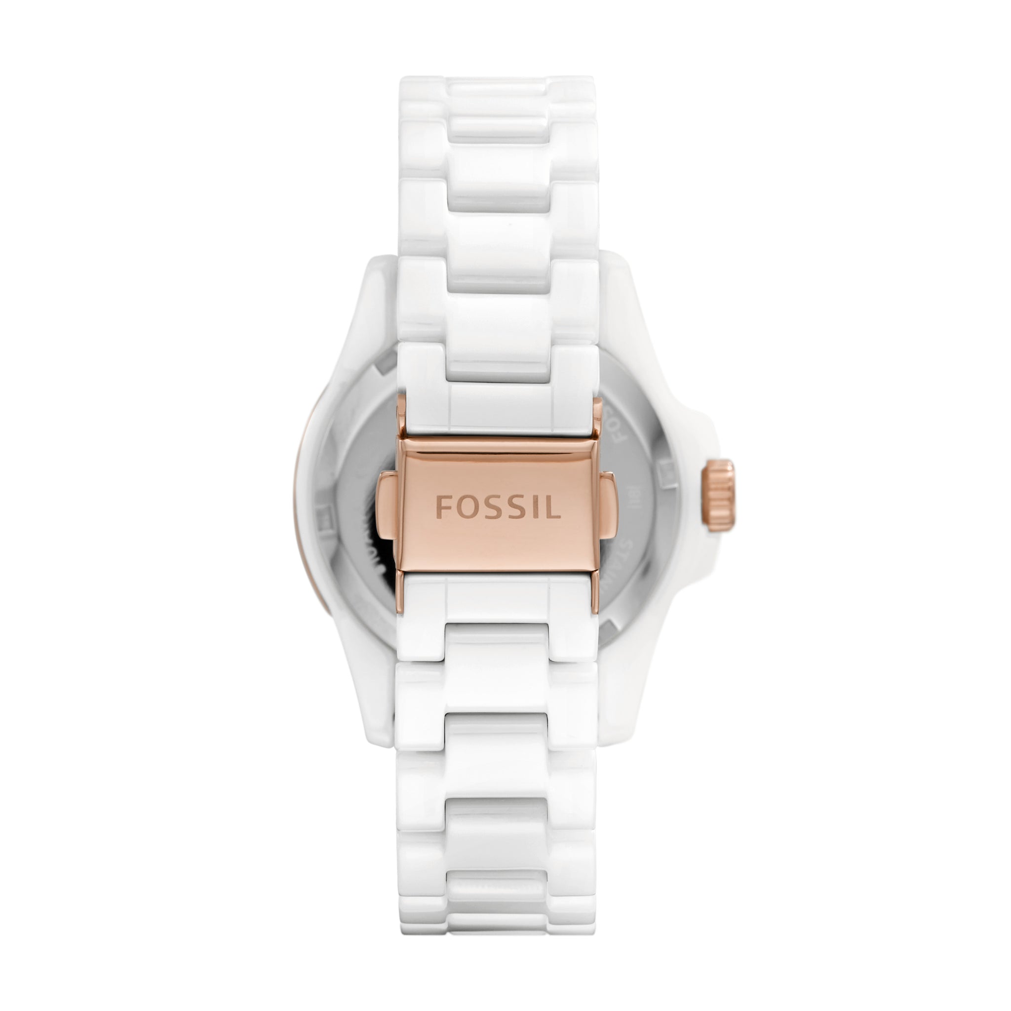 Fossil FB 01 Three Hand White Ceramic Watch Fossil Malaysia