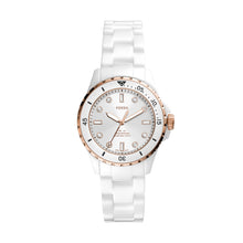 Load image into Gallery viewer, FB-01 Three-Hand White Ceramic Watch
