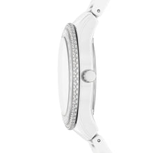 Load image into Gallery viewer, Stella Multifunction White Ceramic Watch
