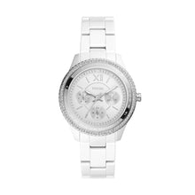 Load image into Gallery viewer, Stella Multifunction White Ceramic Watch
