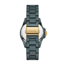 Load image into Gallery viewer, FB-01 Three-Hand Green Ceramic Watch
