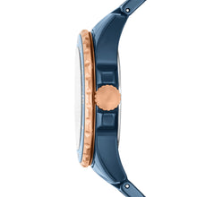 Load image into Gallery viewer, FB-01 Three-Hand Blue Ceramic Watch

