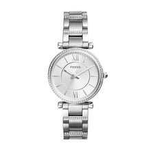 Load image into Gallery viewer, Carlie Three-Hand Stainless Steel Watch
