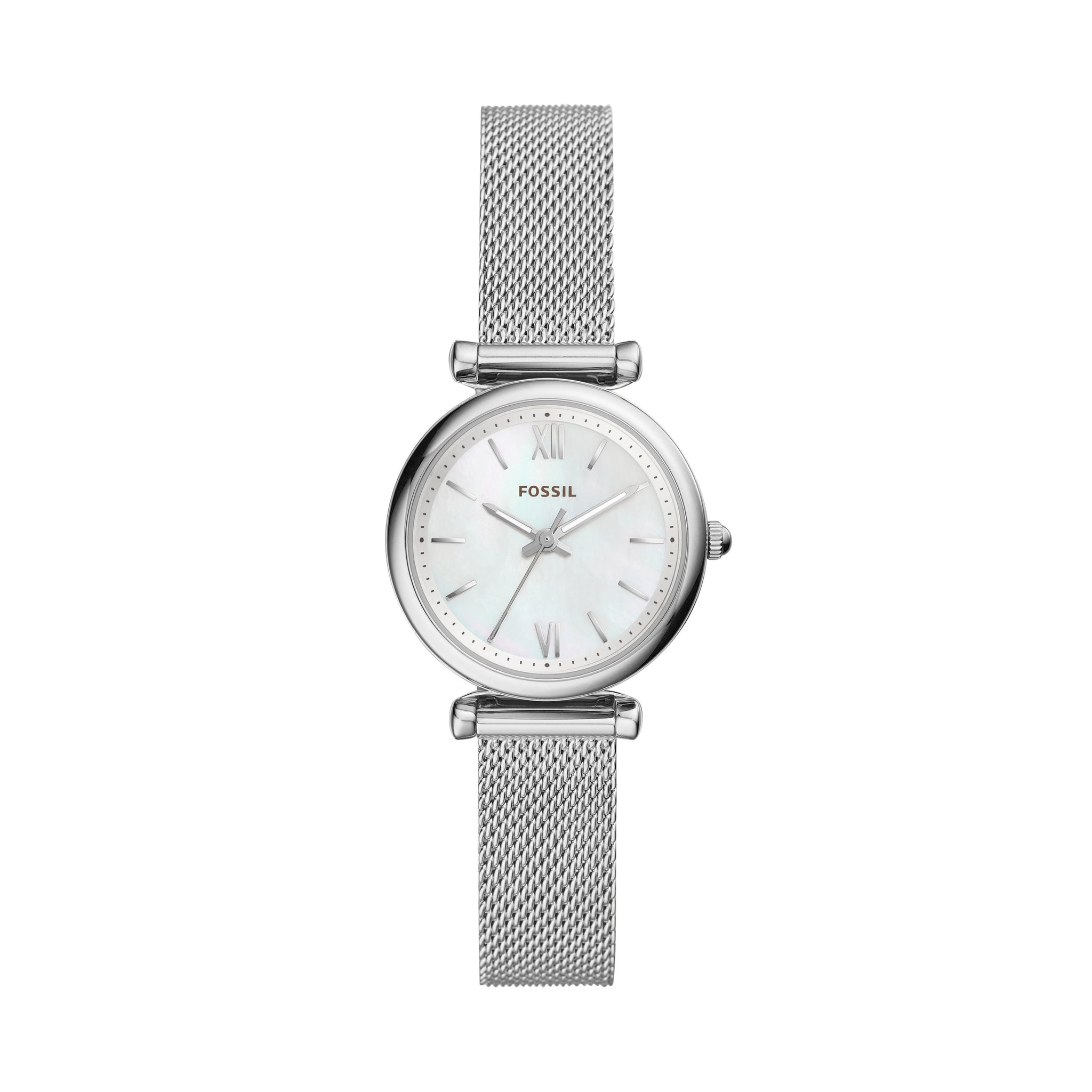 Fossil Carlie Three Hand Stainless Steel Watch Fossil Malaysia