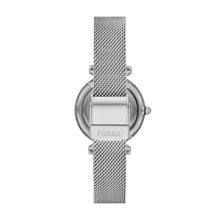 Load image into Gallery viewer, Carlie Mini Three-Hand Stainless Steel Mesh Watch
