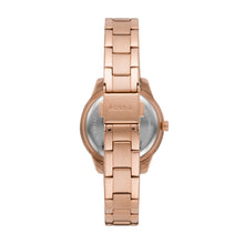 Load image into Gallery viewer, Stella Three-Hand Date Rose Gold-Tone Stainless Steel Watch
