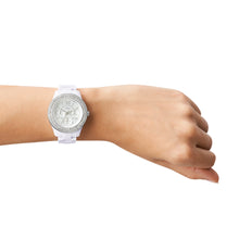 Load image into Gallery viewer, Stella Multifunction White Castor Oil Watch
