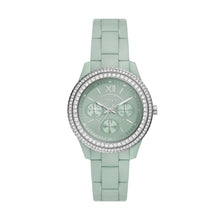 Load image into Gallery viewer, Stella Multifunction Green Castor Oil Watch

