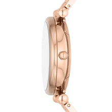 Load image into Gallery viewer, Carlie Three-Hand Date Rose Gold-Tone Stainless Steel Watch
