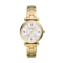 Load image into Gallery viewer, Carlie Three-Hand Date Gold-Tone Stainless Steel Watch
