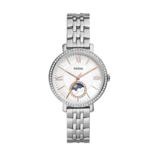 Load image into Gallery viewer, Jacqueline Sun Moon Multifunction Stainless Steel Watch
