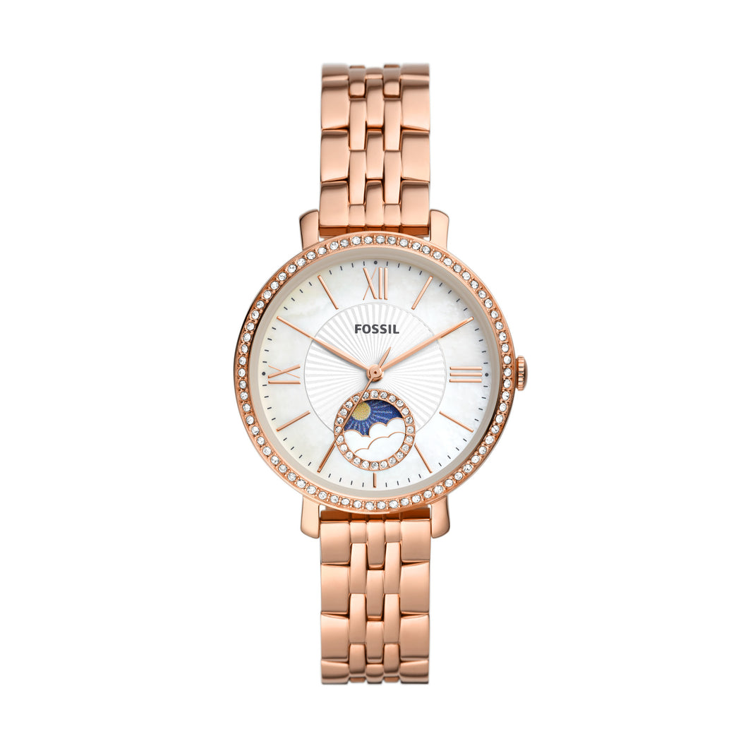 Fossil Jacqueline Multifunction Rose Gold-Tone Stainless Steel