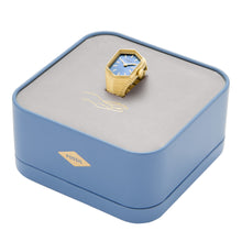 Load image into Gallery viewer, Ring Watch Two-Hand Gold-Tone Stainless Steel
