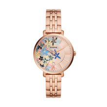 Load image into Gallery viewer, Jacqueline Three-Hand Date Rose Gold-Tone Stainless Steel Watch
