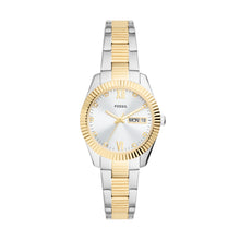Load image into Gallery viewer, Scarlette Three-Hand Day-Date Two-Tone Stainless Steel Watch
