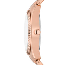 Load image into Gallery viewer, Scarlette Three-Hand Day-Date Rose Gold-Tone Stainless Steel Watch
