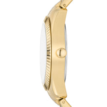 Load image into Gallery viewer, Scarlette Three-Hand Day-Date Gold-Tone Stainless Steel Watch
