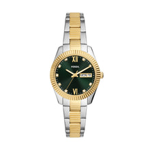 Load image into Gallery viewer, Scarlette Three-Hand Day-Date Two-Tone Stainless Steel Watch
