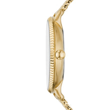 Load image into Gallery viewer, Jacqueline Three-Hand Date Gold-Tone Stainless Steel Watch
