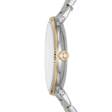 Load image into Gallery viewer, Daisy Three-Hand Two-Tone Stainless Steel Watch and Bracelet Set
