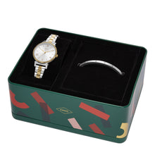 Load image into Gallery viewer, Daisy Three-Hand Two-Tone Stainless Steel Watch and Bracelet Set
