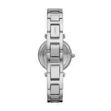 Load image into Gallery viewer, Carlie Three-Hand Stainless Steel Watch and Necklace Set
