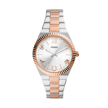 Load image into Gallery viewer, Scarlette Three-Hand Two-Tone Stainless Steel Watch
