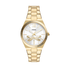 Load image into Gallery viewer, Scarlette Three-Hand Gold-Tone Stainless Steel Watch
