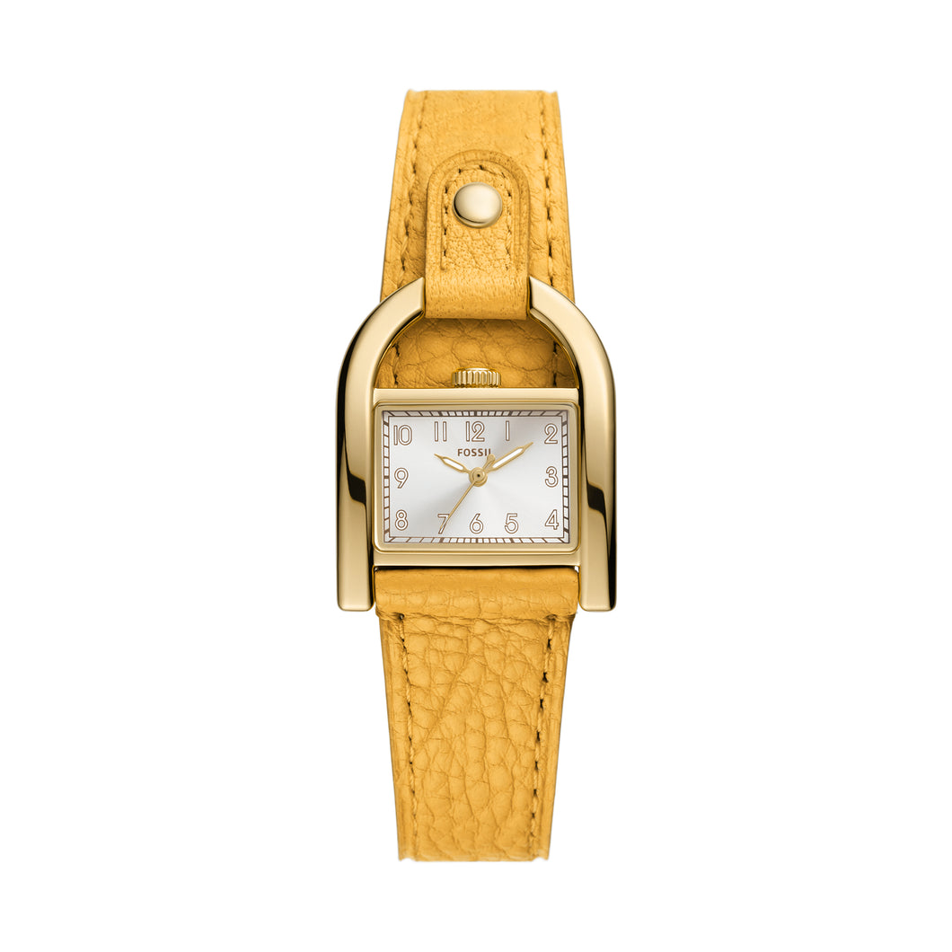 Harwell Three-Hand Yellow LiteHide™ Watch