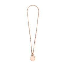 Load image into Gallery viewer, Jacqueline Three-Hand Rose Gold-Tone Stainless Steel Watch Locket
