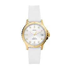 Load image into Gallery viewer, FB-01 Three-Hand Date White Silicone Watch
