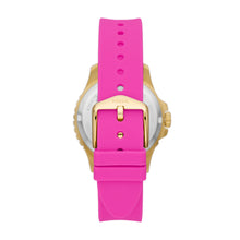 Load image into Gallery viewer, FB-01 Three-Hand Date Pink Silicone Watch
