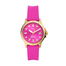 Load image into Gallery viewer, FB-01 Three-Hand Date Pink Silicone Watch
