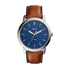 Load image into Gallery viewer, The Minimalist Slim Three-Hand Light Brown Leather Watch
