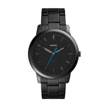 Load image into Gallery viewer, The Minimalist Slim Three-Hand Black Stainless Steel Watch

