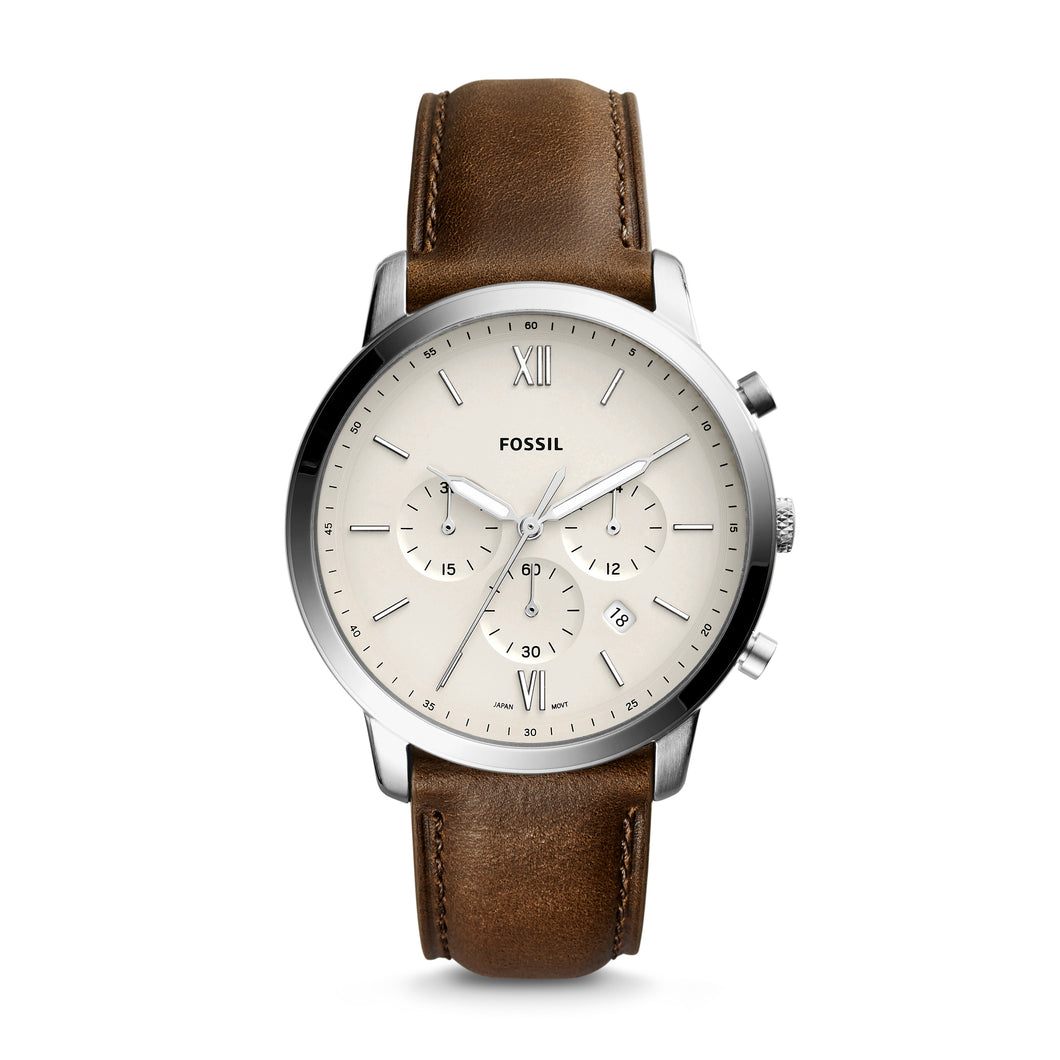 Neutra Chronograph Brown Leather Watch