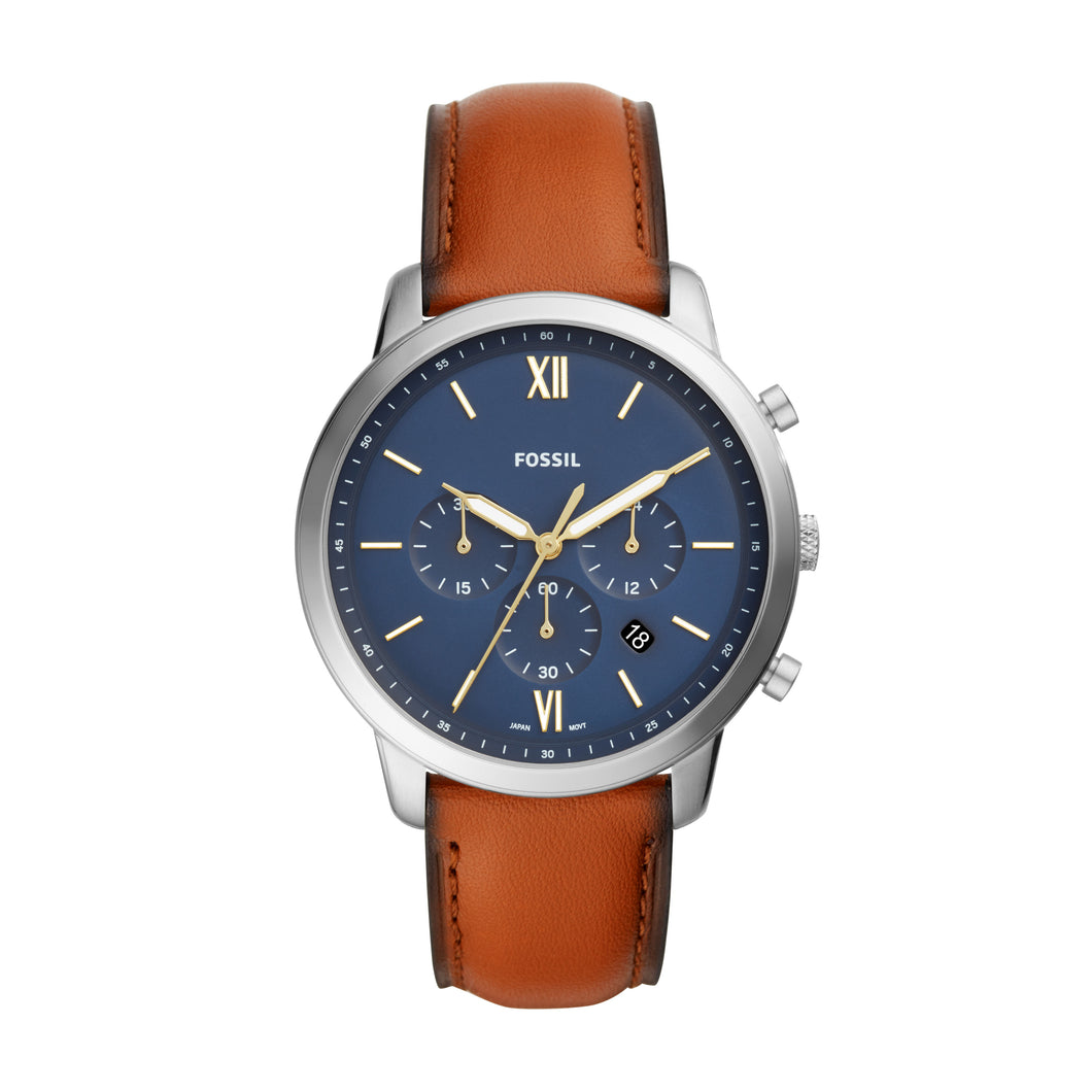 Neutra Chronograph Brown Leather Watch