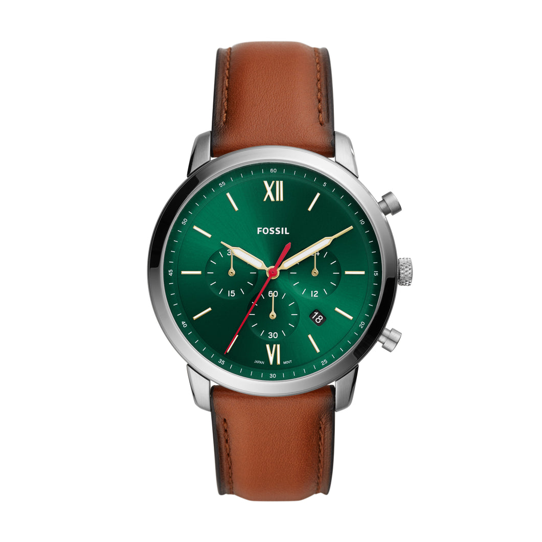 Neutra Chronograph Luggage Leather Watch