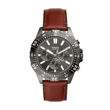 Load image into Gallery viewer, Garrett Chronograph Brown Leather Watch
