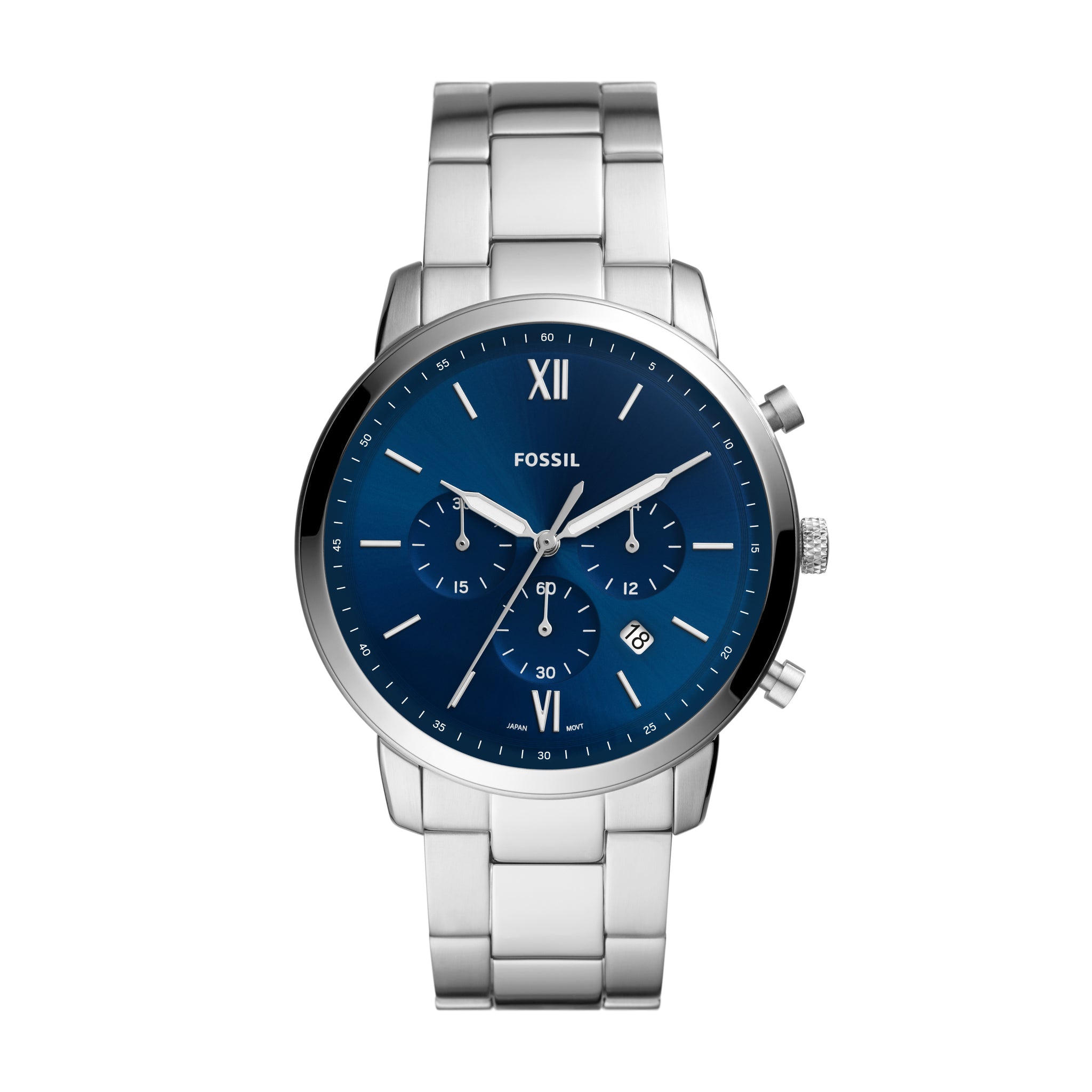 Fossil Neutra Chronograph Stainless Steel Watch – Fossil Malaysia