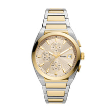 Load image into Gallery viewer, Everett Chronograph Two-Tone Stainless Steel Watch
