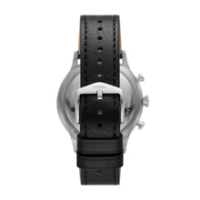 Load image into Gallery viewer, Pilot Chronograph Black Leather Watch
