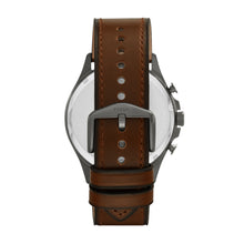 Load image into Gallery viewer, Forrester Chronograph Amber Leather Watch
