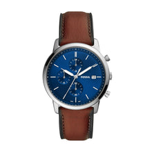 Load image into Gallery viewer, Minimalist Chronograph Luggage Eco Leather Watch
